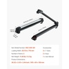 image:imageVEVOR Universal Car Roof Rack  Fit Most Crossbars Carry up to 6 Pairs of Skis or 4 Snowboards Aluminum Snowboard Ski Rack with Lock amp Rubber PaddingRoof Rack TStyle