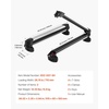 image:imageVEVOR Universal Car Roof Rack  Fit Most Crossbars Carry up to 6 Pairs of Skis or 4 Snowboards Aluminum Snowboard Ski Rack with Lock amp Rubber PaddingRoof Rack Universal