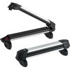 image:imageVEVOR Universal Car Roof Rack  Fit Most Crossbars Carry up to 6 Pairs of Skis or 4 Snowboards Aluminum Snowboard Ski Rack with Lock amp Rubber PaddingRoof Rack Full