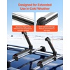 image:imageVEVOR Universal Car Roof Rack  Fit Most Crossbars Carry up to 6 Pairs of Skis or 4 Snowboards Aluminum Snowboard Ski Rack with Lock amp Rubber PaddingRoof Rack Full