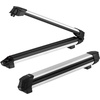 image:imageVEVOR Universal Car Roof Rack  Fit Most Crossbars Carry up to 6 Pairs of Skis or 4 Snowboards Aluminum Snowboard Ski Rack with Lock amp Rubber PaddingRoof Rack TStyle  Rails
