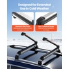 image:imageVEVOR Universal Car Roof Rack  Fit Most Crossbars Carry up to 6 Pairs of Skis or 4 Snowboards Aluminum Snowboard Ski Rack with Lock amp Rubber PaddingRoof Rack TStyle  Rails