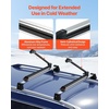 image:imageVEVOR Universal Car Roof Rack  Fit Most Crossbars Carry up to 6 Pairs of Skis or 4 Snowboards Aluminum Snowboard Ski Rack with Lock amp Rubber PaddingRoof Rack TStyle