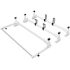 image:imageVEVOR Van Roof Ladder Rack 54 HeavyDuty Steel Rack 800 lbs Capacity Drilling with Straps Fit for Ford Transit 150 250 350 20152022 3 BarsWhite