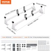 image:imageVEVOR Van Roof Ladder Rack 54 HeavyDuty Steel Rack 800 lbs Capacity Drilling with Straps Fit for Ford Transit 150 250 350 20152022 3 BarsWhite