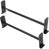 image:imageVEVOR Ladder Racks for Van 402 inch748 inch Adjustable Van Racks 750 LBS Capacity Alloy Steel Roof Ladder Racks Rain Gutter Racks Compatible with Minivans FullSize Vans 3 Pcs Whitefor Minivans