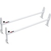 image:imageVEVOR Ladder Racks for Van 402 inch748 inch Adjustable Van Racks 750 LBS Capacity Alloy Steel Roof Ladder Racks Rain Gutter Racks Compatible with Minivans FullSize Vans 3 Pcs Whitefor MidLarge Size Vans