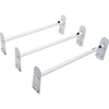 image:imageVEVOR Ladder Racks for Van 402 inch748 inch Adjustable Van Racks 750 LBS Capacity Alloy Steel Roof Ladder Racks Rain Gutter Racks Compatible with Minivans FullSize Vans 3 Pcs Whitefor Fullsize Vans