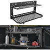 image:imageVEVOR Tailgate Table for Jeep Wrangler JL 2019  Present Carbon Steel Foldable Molle Panel DoubleLayer Drop Down Table Rear Cargo Storage Rack Shelf Luggage Holder Carrier Camping AccessoriesJeep Wrangler JL 2019  Present