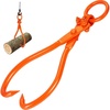 image:imageVEVOR Timber Claw Hook 28 inch 4 Claw Log Grapple Logging Tongs Swivel Steel Log Lifting Tongs 31 Max Opening Eagle Claws with 2205LBS1000kg Loading Capacity for Tractors ATVs Trucks Forklifts18inORing