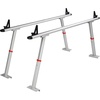 image:imageVEVOR Truck Rack 800 lbs Capacity 71x32 Aluminum Ladder Rack for Truck with 8 NonDrilling CClamps Heavy Duty Truck Bed Rack TwoBar Set for Kayak Surfboard Lumber LadderHeight Adjustable
