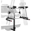 image:imageVEVOR Universal Car Roof Rack  Fit Most Crossbars Carry up to 6 Pairs of Skis or 4 Snowboards Aluminum Snowboard Ski Rack with Lock amp Rubber PaddingRear Rack Fold4