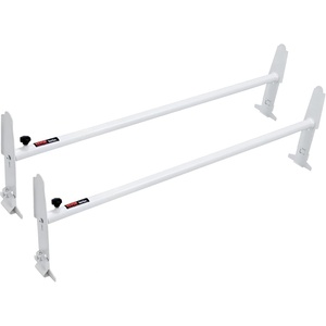 image:imageVEVOR Ladder Racks for Van 402 inch748 inch Adjustable Van Racks 750 LBS Capacity Alloy Steel Roof Ladder Racks Rain Gutter Racks Compatible with Minivans FullSize Vans 3 Pcs Whitefor MidLarge Size Vans
