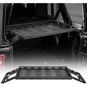 image:imageVEVOR Rear Trunk Cargo Rack with Net 20212026 Ford Bronco 4 Door Hardtops Exclude Bronco Sport 300 lbs Capacity Carbon Steel Basket Tray Interior Storage Luggage CarrierJeep JK20072024