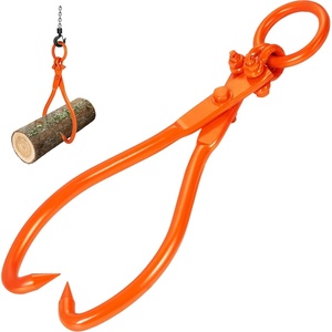 image:imageVEVOR Timber Claw Hook 28 inch 4 Claw Log Grapple Logging Tongs Swivel Steel Log Lifting Tongs 31 Max Opening Eagle Claws with 2205LBS1000kg Loading Capacity for Tractors ATVs Trucks Forklifts18inORing