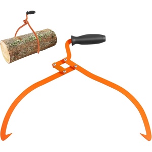image:imageVEVOR Timber Claw Hook 28 inch 4 Claw Log Grapple Logging Tongs Swivel Steel Log Lifting Tongs 31 Max Opening Eagle Claws with 2205LBS1000kg Loading Capacity for Tractors ATVs Trucks Forklifts20inHandheld version