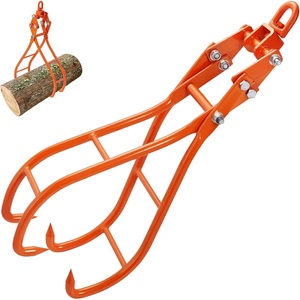 image:imageVEVOR Timber Claw Hook 28 inch 4 Claw Log Grapple Logging Tongs Swivel Steel Log Lifting Tongs 31 Max Opening Eagle Claws with 2205LBS1000kg Loading Capacity for Tractors ATVs Trucks Forklifts28inSwivel
