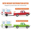 image:imageVEOVR Weight Distribution Hitch 1000 lbs Weight Distributing Hitches Kit with Sway Control for Trailer 2in Solid Steel Shank 2516 in Alloy Steel Ball Powder Coated Load Leveling Hitch Black1000lbs