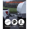 image:imageVEOVR Weight Distribution Hitch 1000 lbs Weight Distributing Hitches Kit with Sway Control for Trailer 2in Solid Steel Shank 2516 in Alloy Steel Ball Powder Coated Load Leveling Hitch Black4862 x 866 x 1142 in