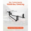 image:imageVEOVR Weight Distribution Hitch 1000 lbs Weight Distributing Hitches Kit with Sway Control for Trailer 2in Solid Steel Shank 2516 in Alloy Steel Ball Powder Coated Load Leveling Hitch Black1200lbs