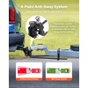 image:imageVEOVR Weight Distribution Hitch 1000 lbs Weight Distributing Hitches Kit with Sway Control for Trailer 2in Solid Steel Shank 2516 in Alloy Steel Ball Powder Coated Load Leveling Hitch Black4862 x 866 x 1142 in
