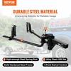 image:imageVEOVR Weight Distribution Hitch 1000 lbs Weight Distributing Hitches Kit with Sway Control for Trailer 2in Solid Steel Shank 2516 in Alloy Steel Ball Powder Coated Load Leveling Hitch Black1000lbs