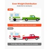 image:imageVEOVR Weight Distribution Hitch 1000 lbs Weight Distributing Hitches Kit with Sway Control for Trailer 2in Solid Steel Shank 2516 in Alloy Steel Ball Powder Coated Load Leveling Hitch Black4862 x 866 x 1142 in