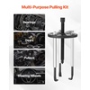 image:imageVEVOR 21in1 Bearing Puller Set 21 PCS 3Jaw Hook Puller for Internal External Bearings and Bearing Without Inner Shaft Multifunctional Bearing Removal Tool with Heavy Duty Portable Storage Case