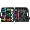 image:imageVEVOR 28 pcs Universal Radiator Pressure Tester Kit Coolant Pressure Tester Kit with Manual Pump and ColorCoded Test Caps Coolant Vacuum Refill kit for Cars Motorcycles Trucks Cooling System14pcs