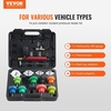 image:imageVEVOR 28 pcs Universal Radiator Pressure Tester Kit Coolant Pressure Tester Kit with Manual Pump and ColorCoded Test Caps Coolant Vacuum Refill kit for Cars Motorcycles Trucks Cooling System14pcs