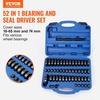 image:imageVEVOR 52PCS Custom Bushing Bearing amp Seal Driver Set Transmission Wheel Axle Bearing Race Seal Driver Installer Remover 1865mm amp 74mm Metric Discs Bush Removal Puller Bearing Press Tool Kit52 Piece