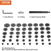 image:imageVEVOR 52PCS Custom Bushing Bearing amp Seal Driver Set Transmission Wheel Axle Bearing Race Seal Driver Installer Remover 1865mm amp 74mm Metric Discs Bush Removal Puller Bearing Press Tool Kit52 Piece