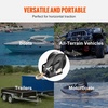 image:imageVEVOR Boat Winch1200 lbs Capacity Hand Boat Trailer Winch Heavy Duty Rope Crank with 23 ft Polyester Strap and TwoWay Ratchet Manual Operated Hand Crank Winch for Trailer Boat or ATV Towing1600 LBS