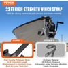 image:imageVEVOR Boat Winch1200 lbs Capacity Hand Boat Trailer Winch Heavy Duty Rope Crank with 23 ft Polyester Strap and TwoWay Ratchet Manual Operated Hand Crank Winch for Trailer Boat or ATV Towing1600 LBS