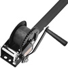 image:imageVEVOR Boat Winch1200 lbs Capacity Hand Boat Trailer Winch Heavy Duty Rope Crank with 23 ft Polyester Strap and TwoWay Ratchet Manual Operated Hand Crank Winch for Trailer Boat or ATV Towing1200 LBS