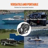 image:imageVEVOR Boat Winch1200 lbs Capacity Hand Boat Trailer Winch Heavy Duty Rope Crank with 23 ft Polyester Strap and TwoWay Ratchet Manual Operated Hand Crank Winch for Trailer Boat or ATV Towing1200 LBS