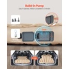 image:imageVEVOR Car Air Mattress Fits Tesla Model Y 20202024 Inflatable Car Camping Mattress Flocking Thickened Blow Up Travel Beds Durable Portable Sleeping Pad with Built in Pump 2 Pillows Beige