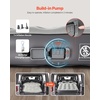image:imageVEVOR Car Air Mattress Inflatable Car Camping Mattress Fits Toyota 4runner Jeep Wrangler JK JKU JL JLU 4 Door Flocking Thickened Blow Up Travel Beds Gray 2 Pillows