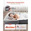 image:imageVEVOR Car Air Mattress Inflatable Car Camping Mattress Fits Toyota 4runner Jeep Wrangler JK JKU JL JLU 4 Door Flocking Thickened Blow Up Travel Beds Gray 2 Pillows
