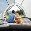 image:imageVEVOR Car Air Mattress Inflatable Car Camping Mattress Fits Toyota 4runner Jeep Wrangler JK JKU JL JLU 4 Door Flocking Thickened Blow Up Travel Beds Gray 2 Pillows