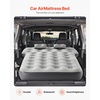 image:imageVEVOR Car Air Mattress Inflatable Car Camping Mattress Fits Toyota 4runner Jeep Wrangler JK JKU JL JLU 4 Door Flocking Thickened Blow Up Travel Beds Gray 2 Pillows