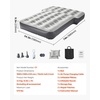 image:imageVEVOR Car Air Mattress Inflatable Car Camping Mattress Fits Toyota 4runner Jeep Wrangler JK JKU JL JLU 4 Door Flocking Thickened Blow Up Travel Beds Gray 2 Pillows