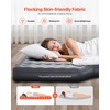 image:imageVEVOR Car Air Mattress Inflatable Car Camping Mattress Oxford Thickened Travel Beds Comfortable and Durable Portable Sleeping Pad with Air Pump Nozzle Carry Bag Fits Most SUV MPV Sedan Gray