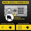 image:imageVEVOR Digital Depository Safe 17 Cubic Feet Made of Carbon Steel Electronic Code Lock Depository Safe with Deposit Slot with Two Emergency Keys Depository Box for Home Hotel Restaurant and Office