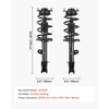 image:imageVEVOR Front Air Suspension Struts Shock Absorbers 2 PCS Compatible With Jeep Grand Cherokee 20112016 Replacement for Front Left 68029903AC 68029903AD 68029903AE Right 68059904AD 68059904ABFront 2PCS