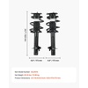 image:imageVEVOR Front Air Suspension Struts Shock Absorbers 2 PCS Compatible With Jeep Grand Cherokee 20112016 Replacement for Front Left 68029903AC 68029903AD 68029903AE Right 68059904AD 68059904ABFront 2PCS
