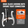 image:imageVEVOR Gear Puller Set 3 4 6 8 Puller Kit 3 Jaw Gear Bearing Flywheel Pulley Removal Tool 2 or 3 Reversible Jaws Wheel Puller Vertically and Horizontally External and Internal 4Piece4 Pcs