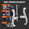 image:imageVEVOR Gear Puller Set 3 4 6 8 Puller Kit 3 Jaw Gear Bearing Flywheel Pulley Removal Tool 2 or 3 Reversible Jaws Wheel Puller Vertically and Horizontally External and Internal 4Piece4 Pcs