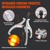 image:imageVEVOR Gear Puller Set 3 4 6 8 Puller Kit 3 Jaw Gear Bearing Flywheel Pulley Removal Tool 2 or 3 Reversible Jaws Wheel Puller Vertically and Horizontally External and Internal 4Piece4 Pcs