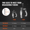 image:imageVEVOR Gear Puller Set 3 and 7 Puller Kit 3 Jaw Gear Bearing Flywheel Pulley Removal Tool 2 or 3 Reversible Jaws Wheel Puller Vertically and Horizontally External and Internal 2Piece